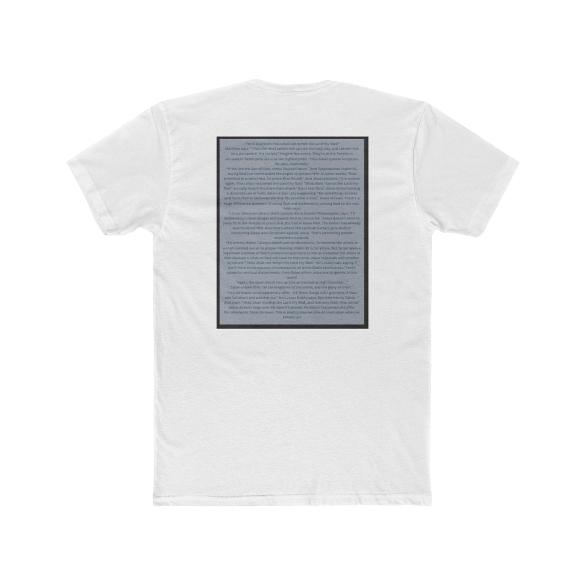 "After You" – Temptation of Christ Tee Unisex Cotton Crew Tee