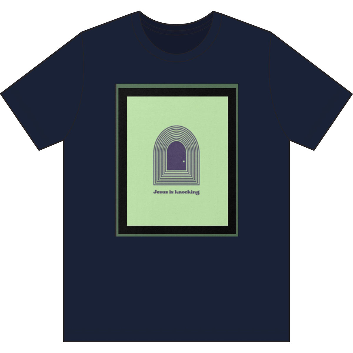 Jesus is knocking-Unisex T-Shirt