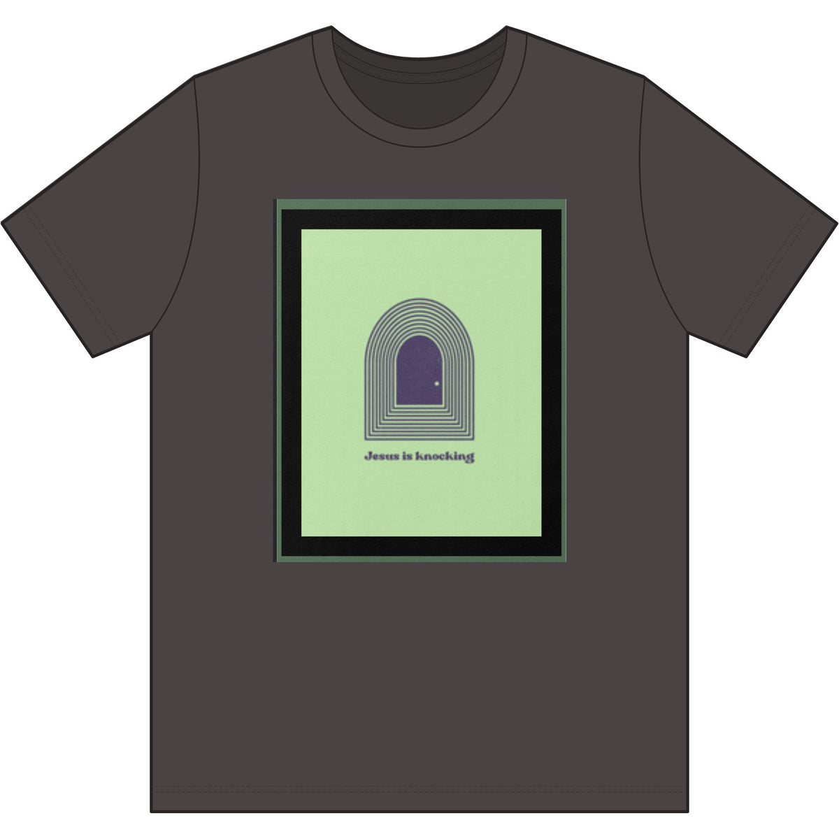 Jesus is knocking-Unisex T-Shirt