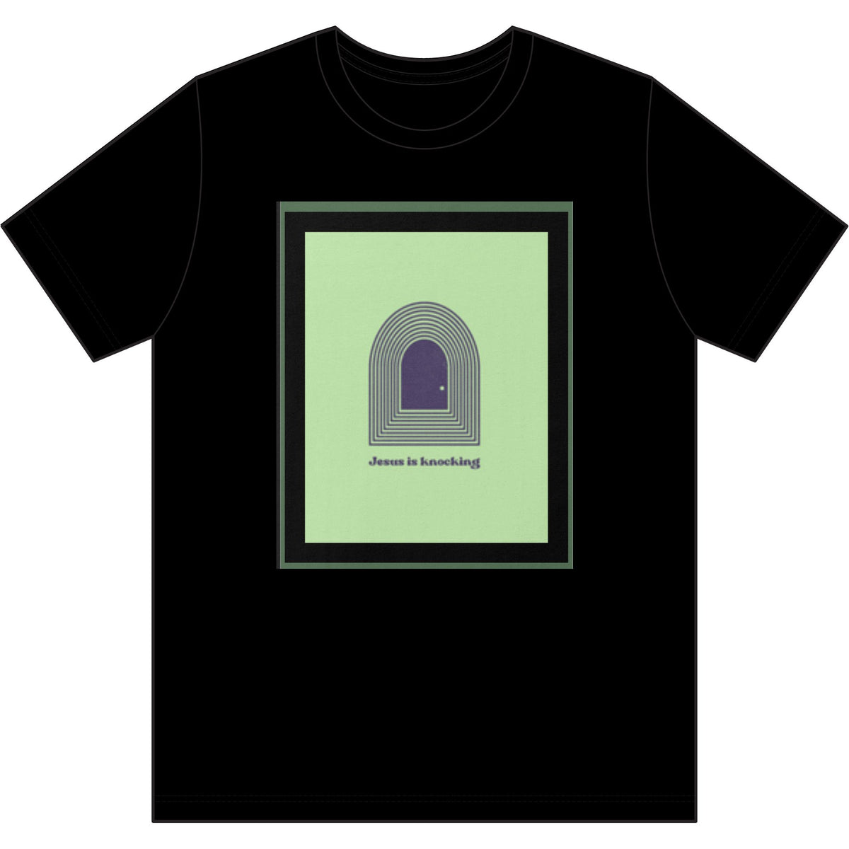 Jesus is knocking-Unisex T-Shirt