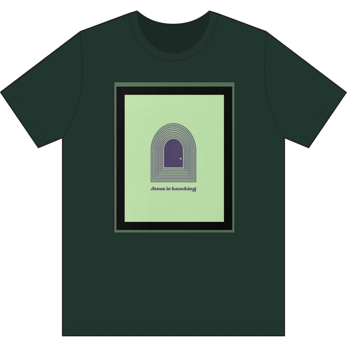 Jesus is knocking-Unisex T-Shirt