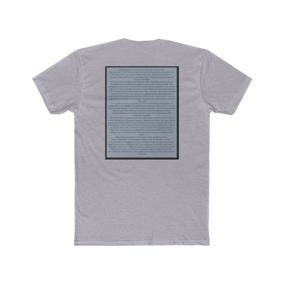 "After You" – Temptation of Christ Tee Unisex Cotton Crew Tee