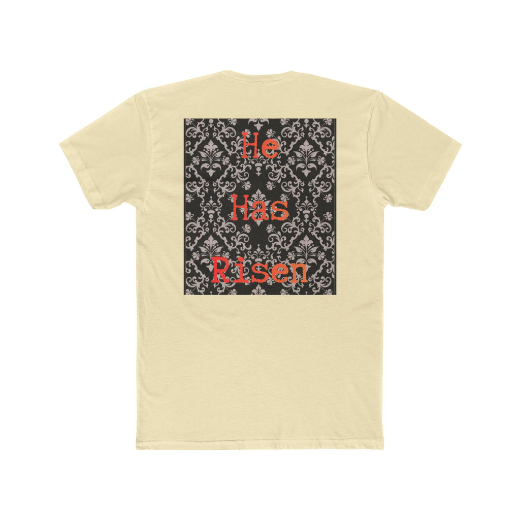 He Has Risen T‑Shirt — Vintage Resurrection Christian Tee