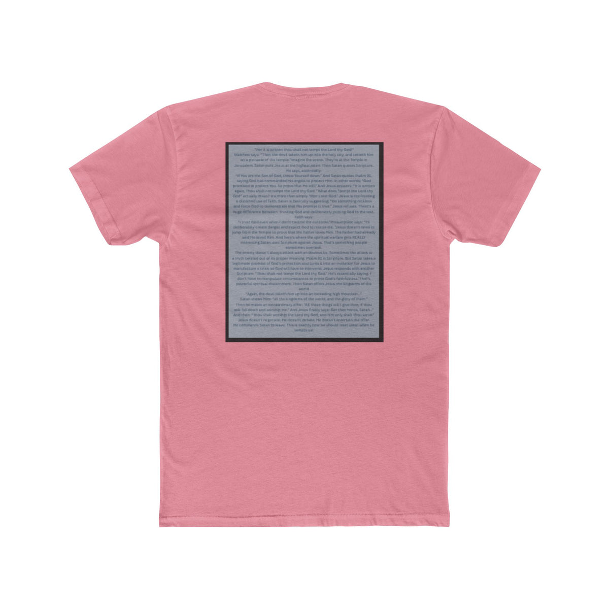 "After You" – Temptation of Christ Tee Unisex Cotton Crew Tee