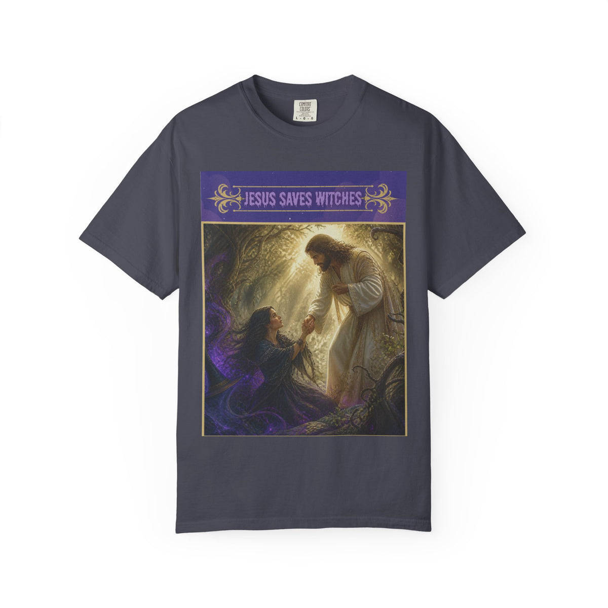 Jesus Saves Witches-Front and back T-shirt