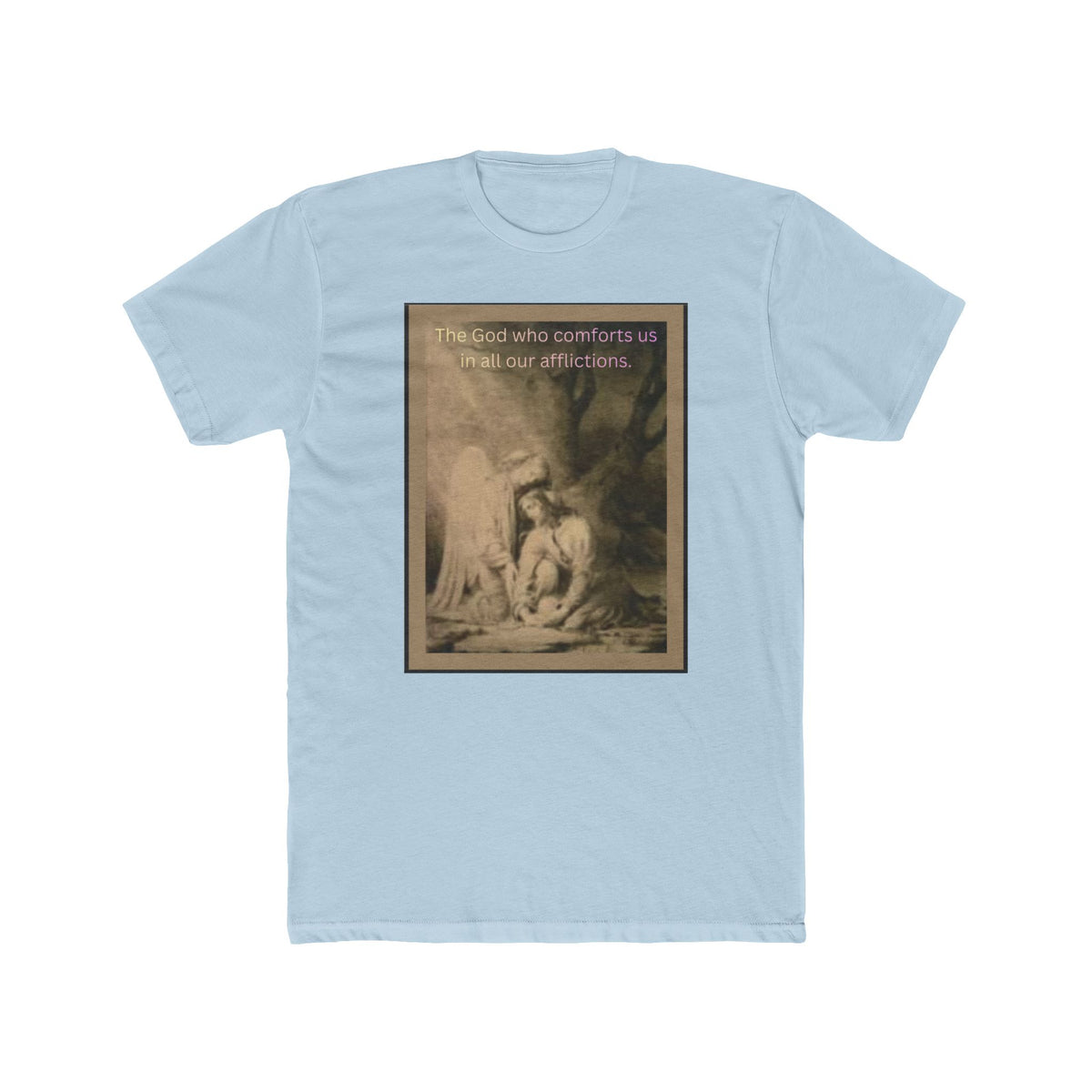 "The God Who Comforts Us" – Sepia Faith Tee