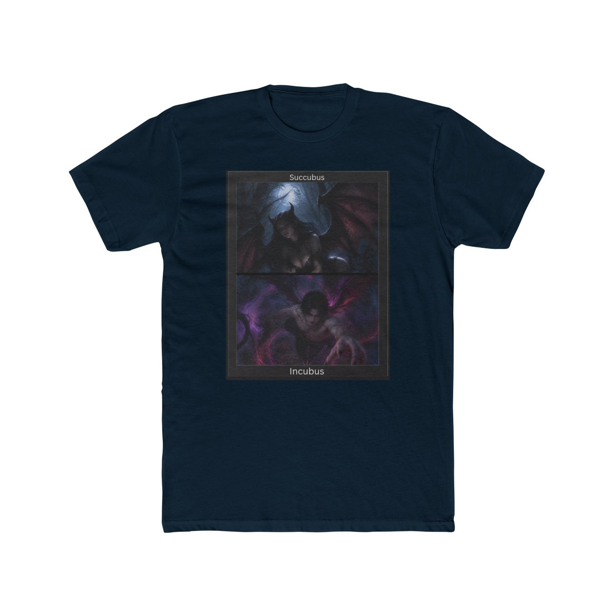 "Resist Temptation" – Succubus & Incubus Spiritual Warfare Unisex Cotton Crew Tee