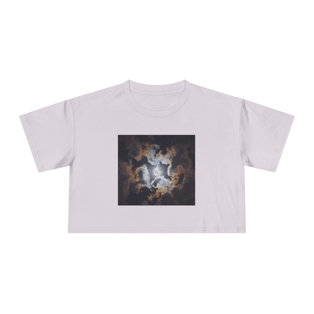 Psalm 19:1: "The Heavens Declare" — Polaroid Sky Women's Crop Tee