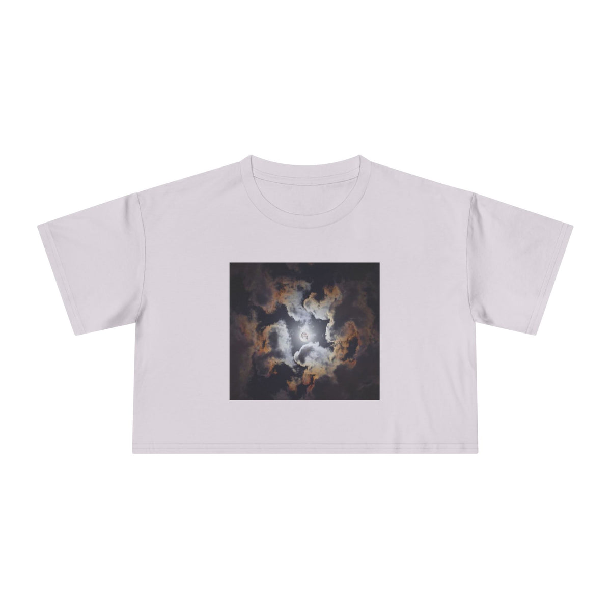 Psalm 19:1: "The Heavens Declare" — Polaroid Sky Women's Crop Tee
