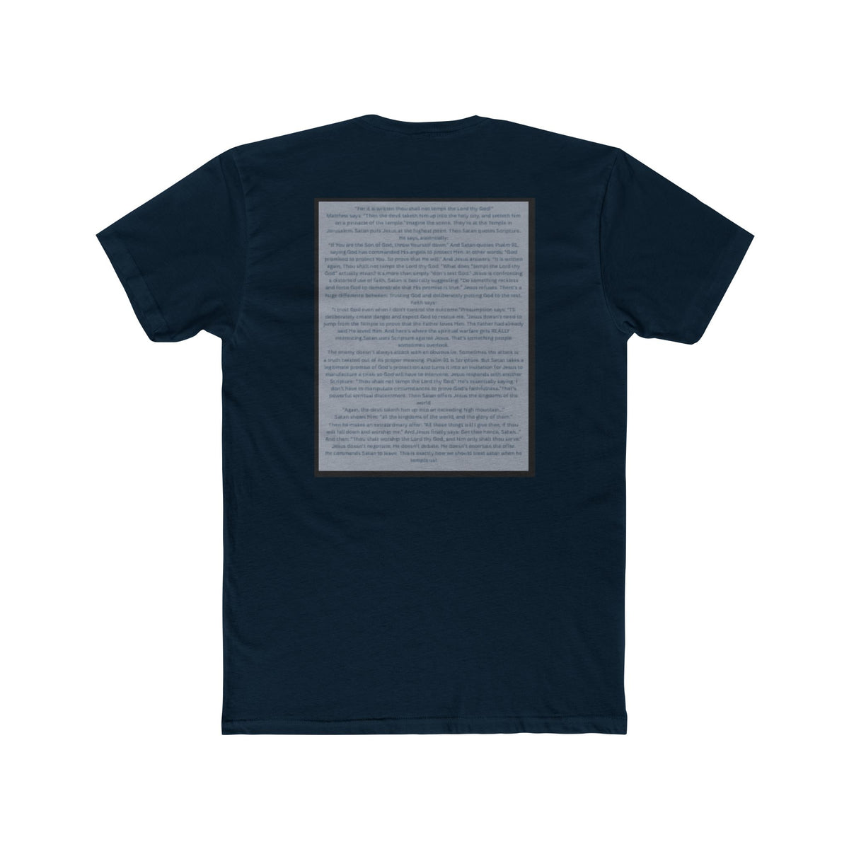 "After You" – Temptation of Christ Tee Unisex Cotton Crew Tee