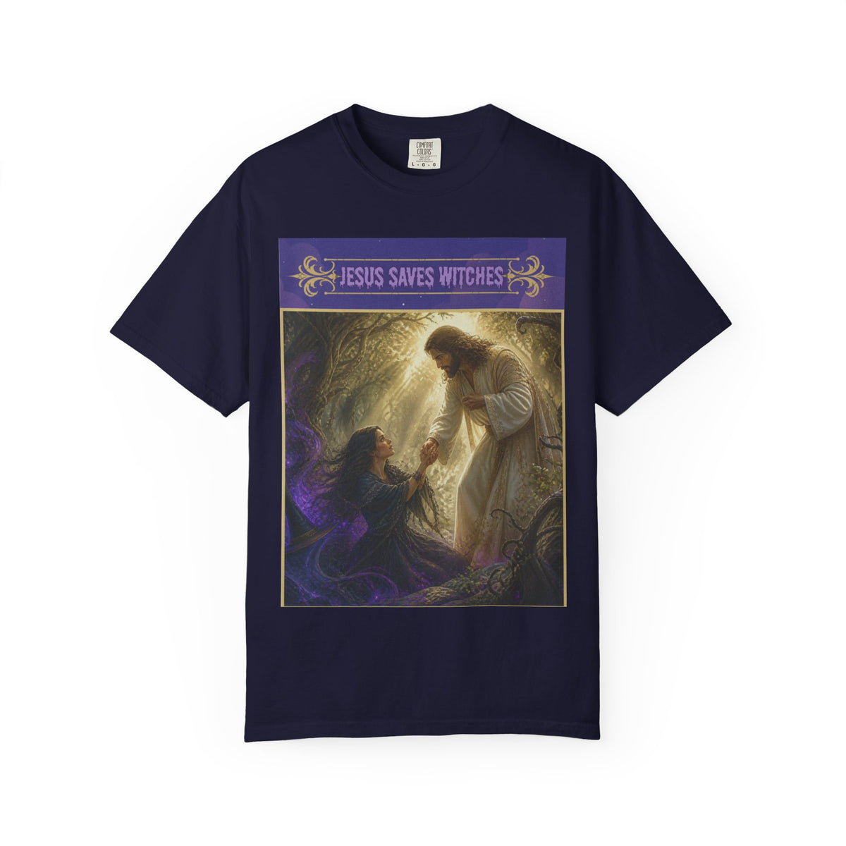 Jesus Saves Witches-Front and back T-shirt