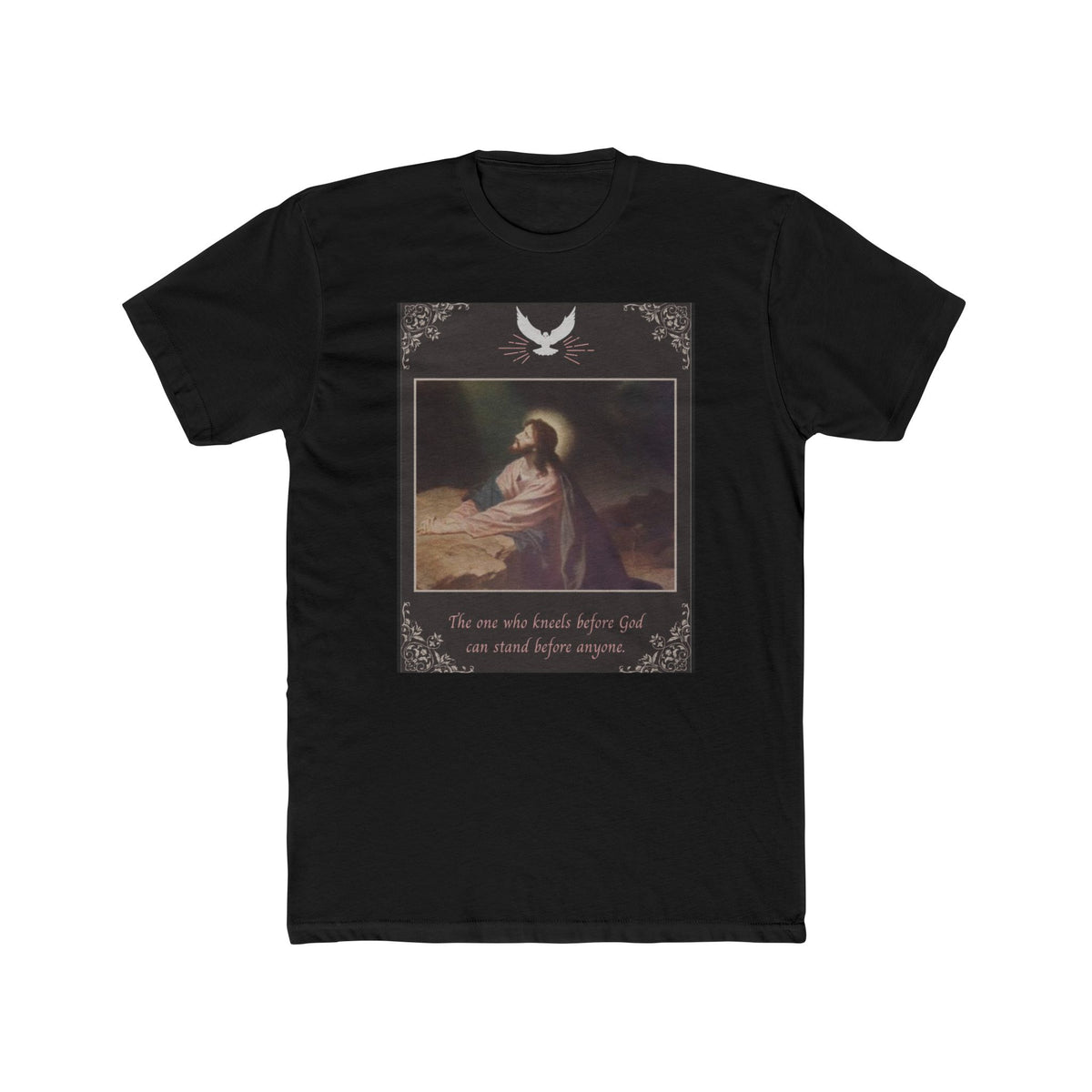 "The One Who Kneels Before God" – Unisex Cotton Crew Tee