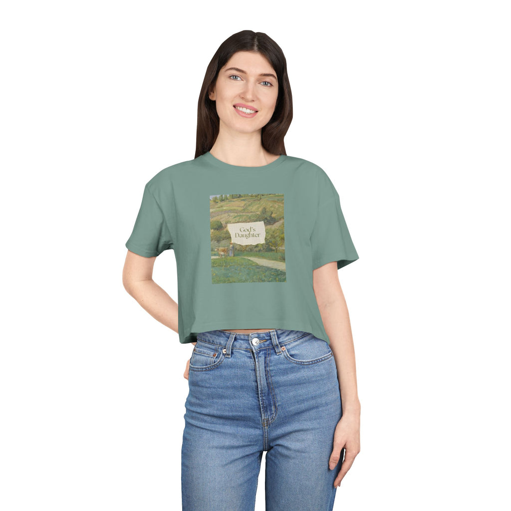 "God's Daughter" — Women's Crop Tee
