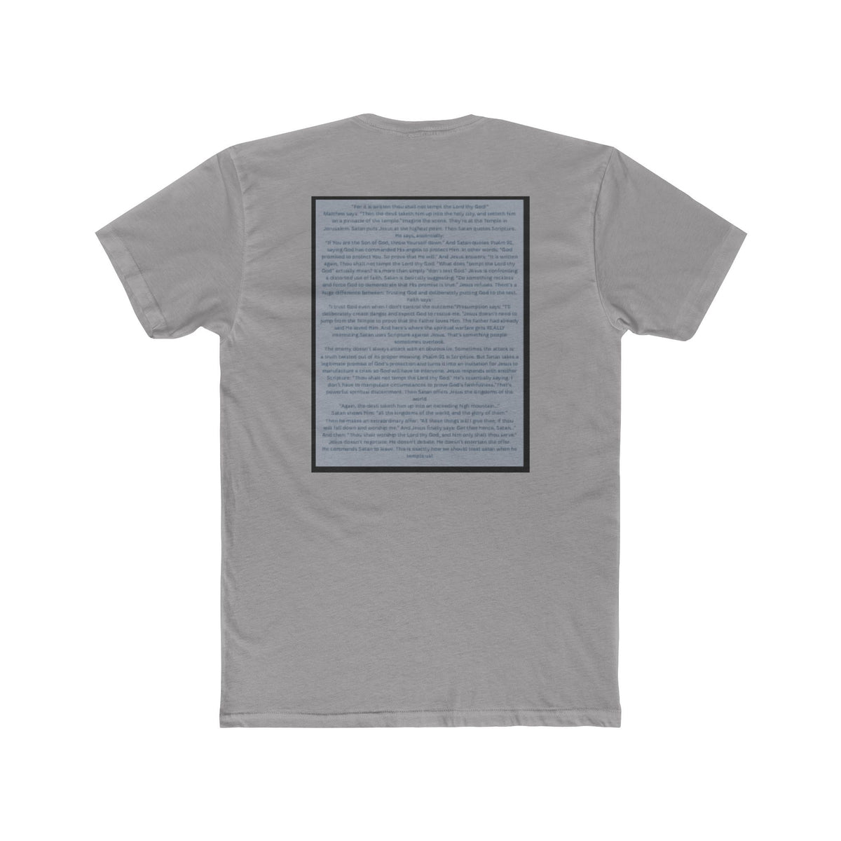 "After You" – Temptation of Christ Tee Unisex Cotton Crew Tee