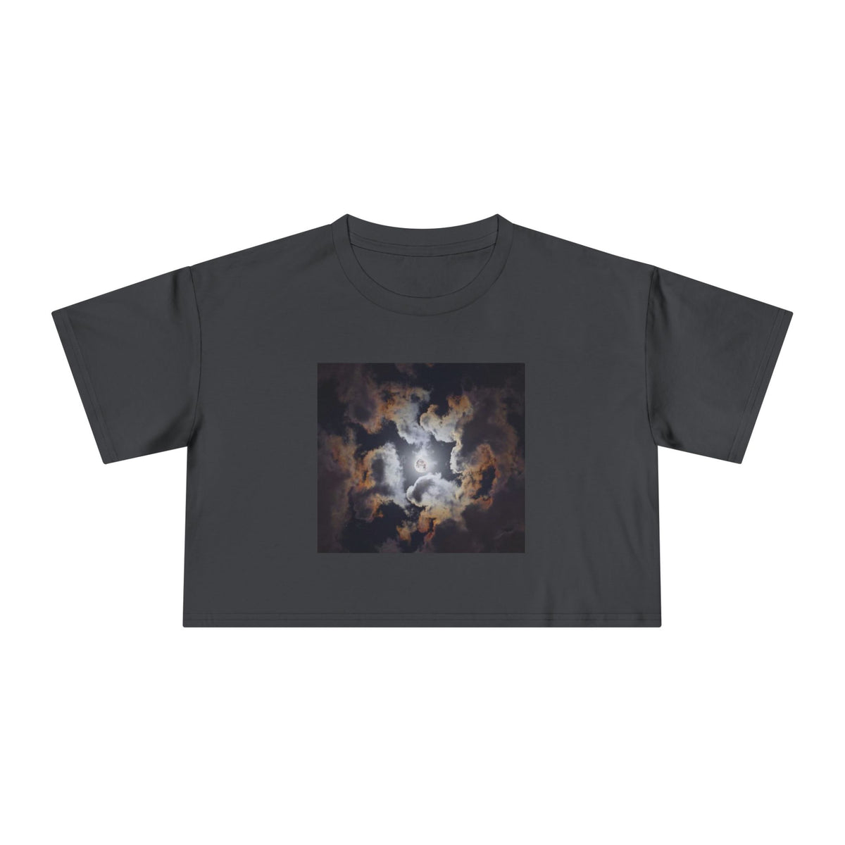 Psalm 19:1: "The Heavens Declare" — Polaroid Sky Women's Crop Tee
