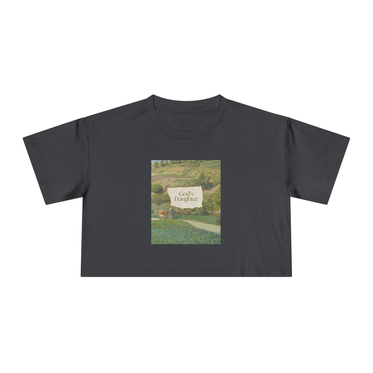 "God's Daughter" — Women's Crop Tee