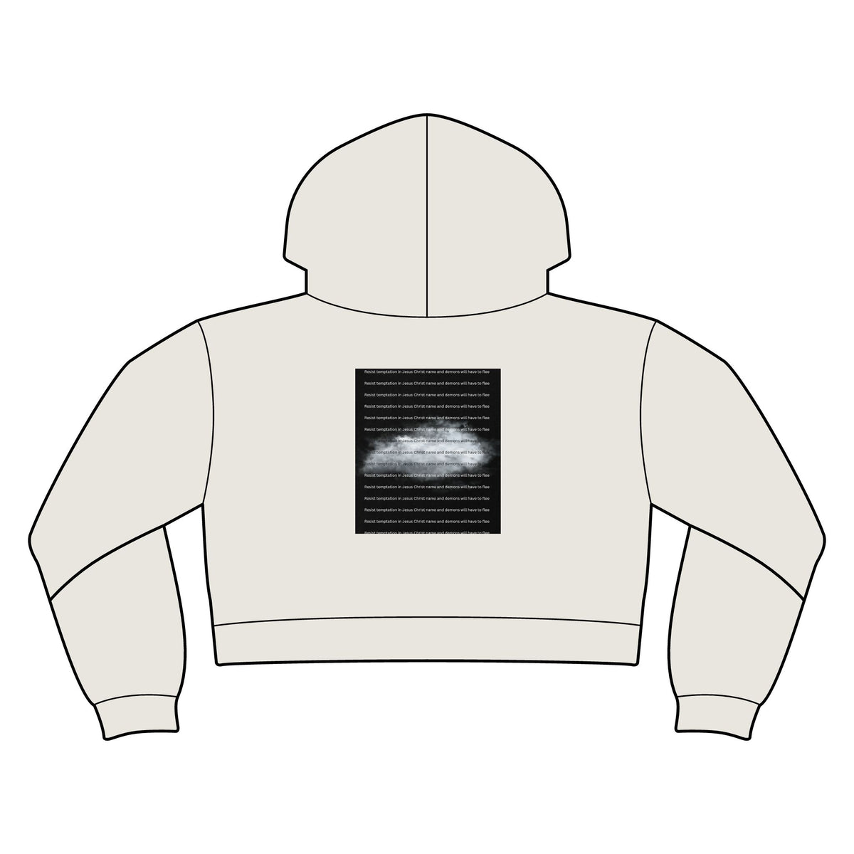 "God's Voice vs. Satan's Voice" — Discernment Women's Relax Crop Hood