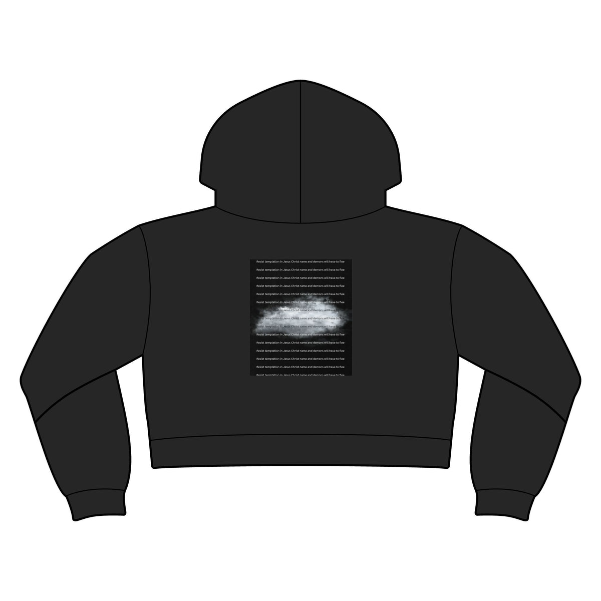 "God's Voice vs. Satan's Voice" — Discernment Women's Relax Crop Hood