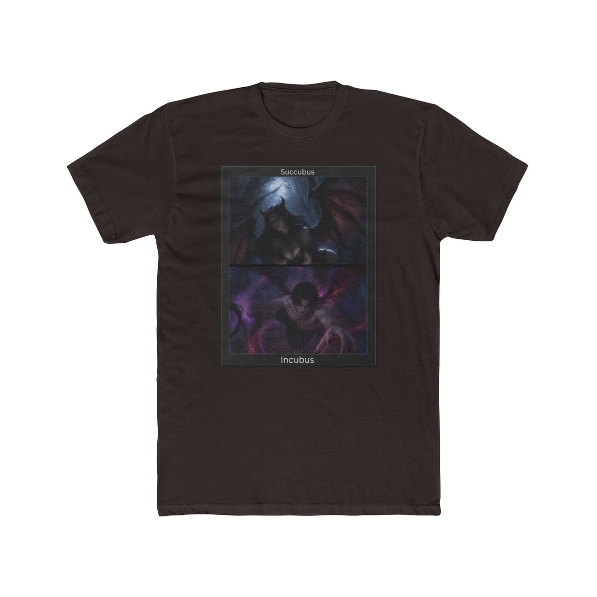 "Resist Temptation" – Succubus & Incubus Spiritual Warfare Unisex Cotton Crew Tee