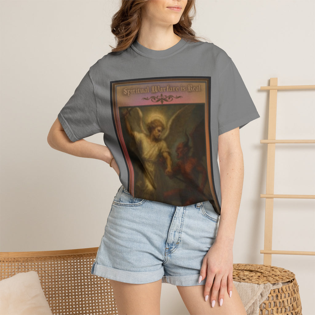 Warfare is real women's  — Vintage Gothic Illustration Tee