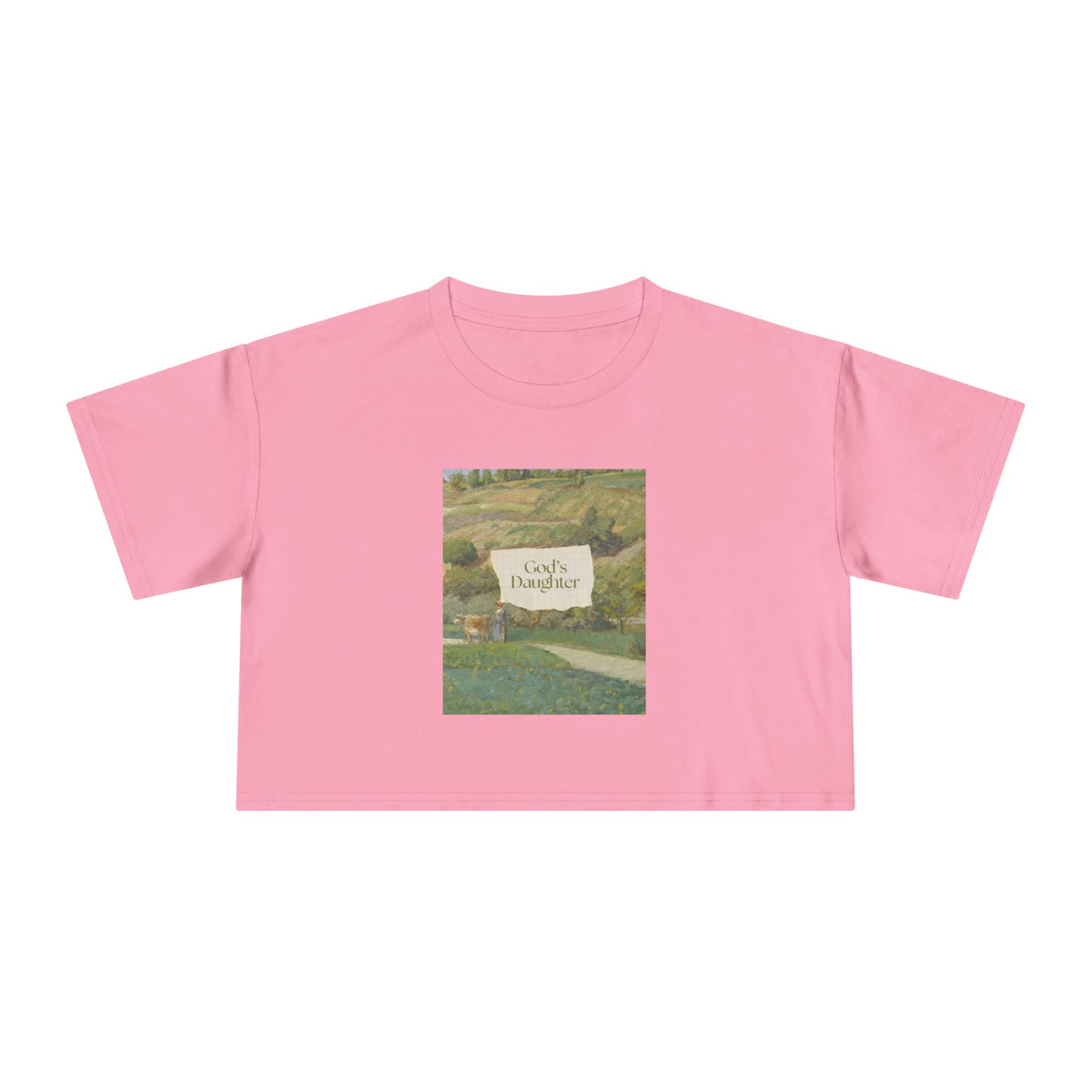 "God's Daughter" — Women's Crop Tee