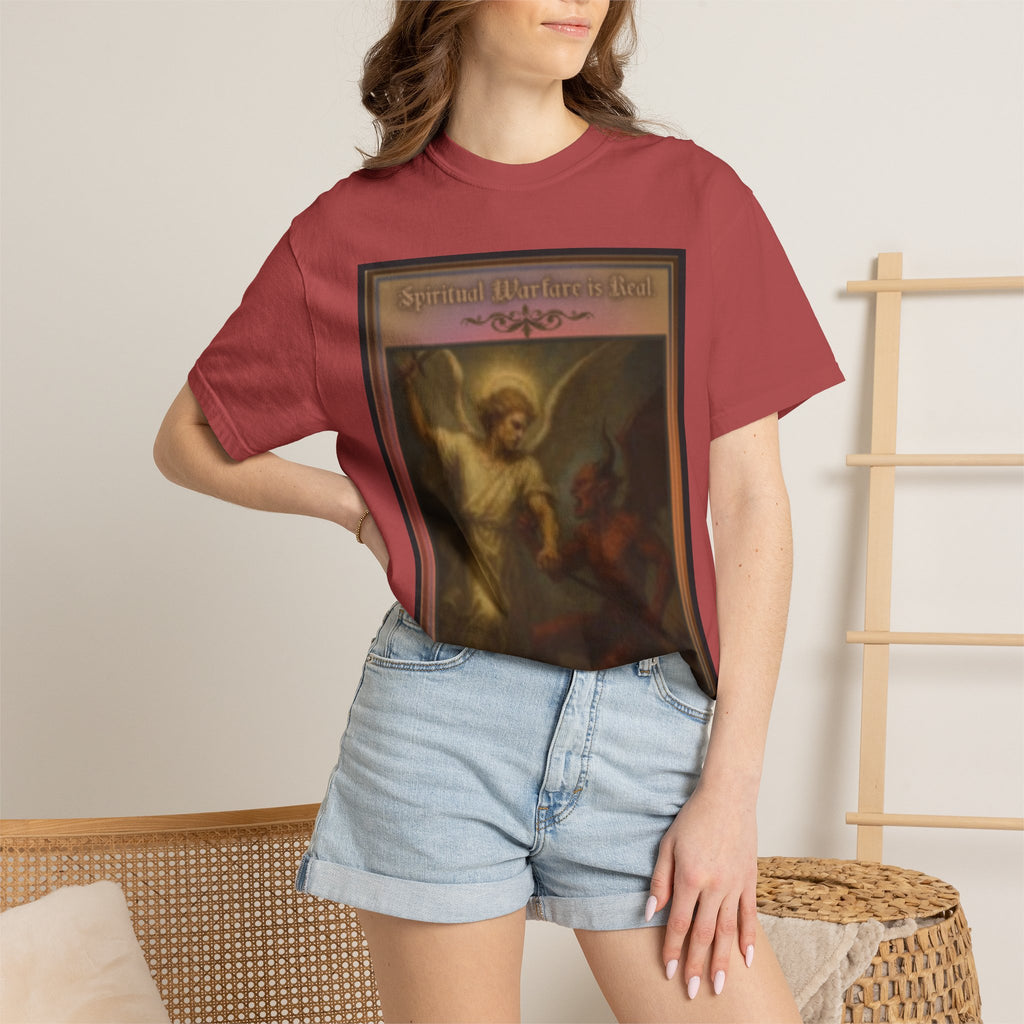 Warfare is real women's  — Vintage Gothic Illustration Tee