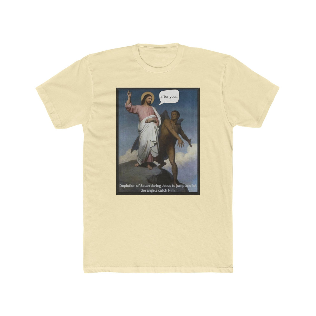 "After You" – Temptation of Christ Tee Unisex Cotton Crew Tee