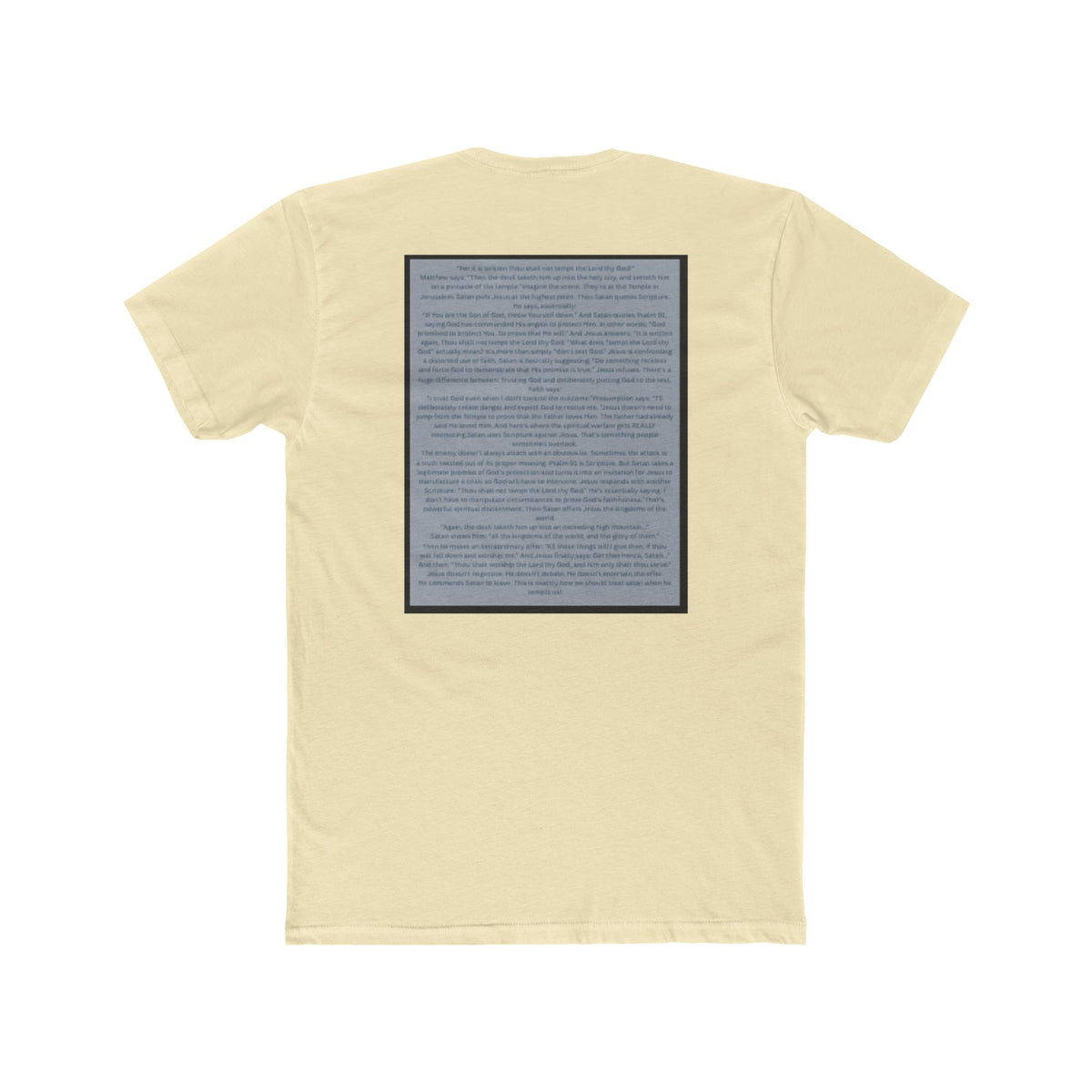 "After You" – Temptation of Christ Tee Unisex Cotton Crew Tee