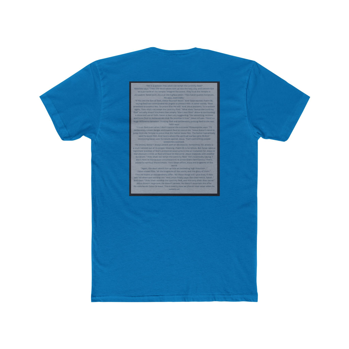 "After You" – Temptation of Christ Tee Unisex Cotton Crew Tee