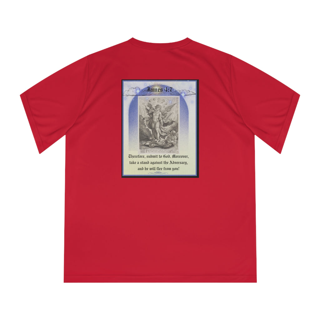 Set Apart Collection - Not today Satan - Women's Performance V-Neck T-Shirt