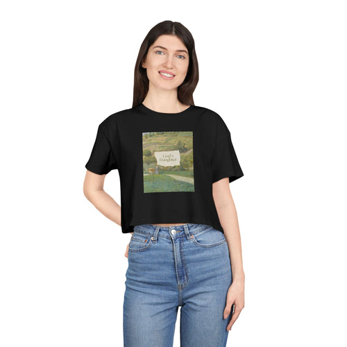 "God's Daughter" — Women's Crop Tee