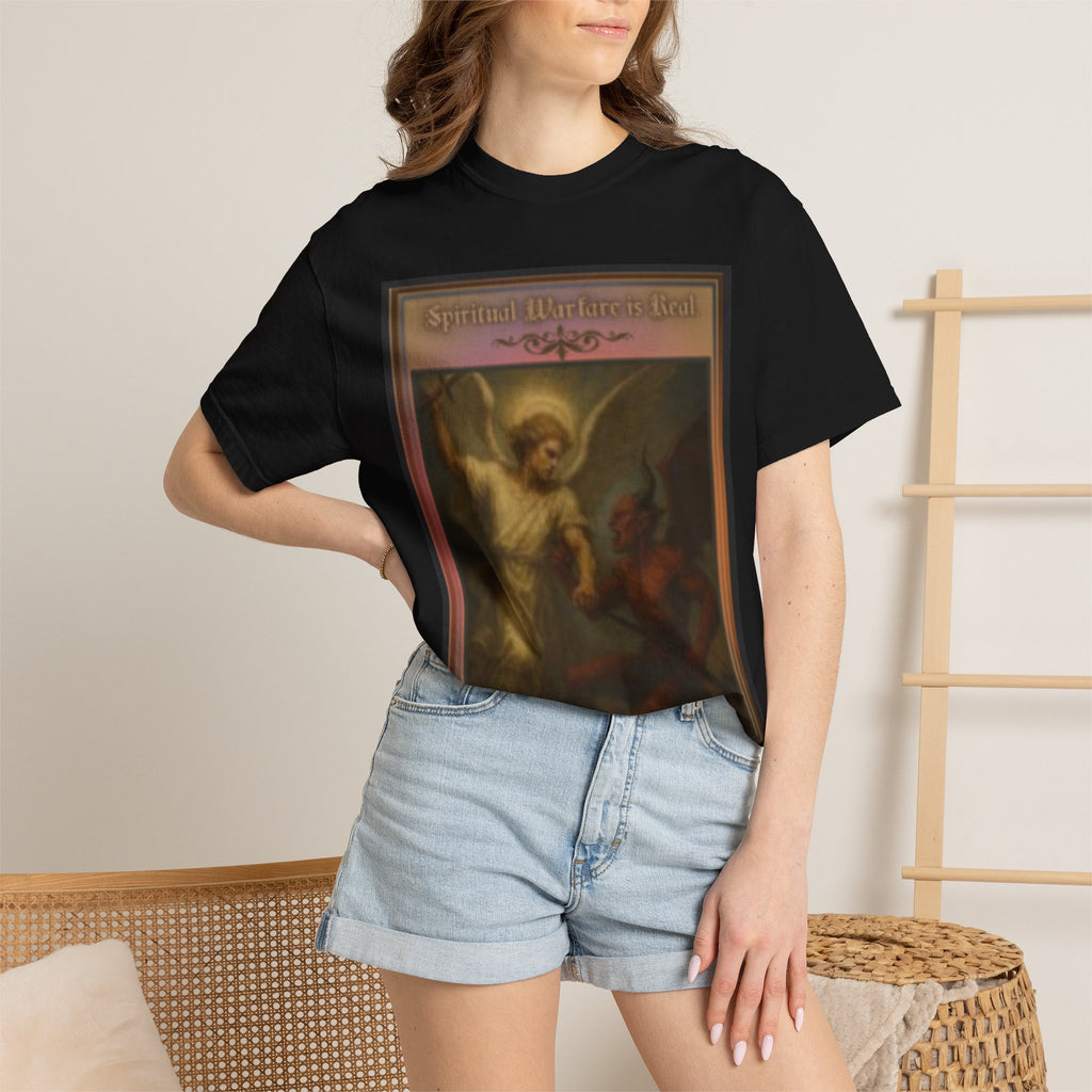 Warfare is real women's  — Vintage Gothic Illustration Tee