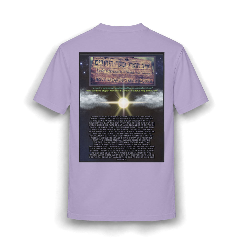 Jesus Crucifixion Art Tee — Vintage Religious (front and back)