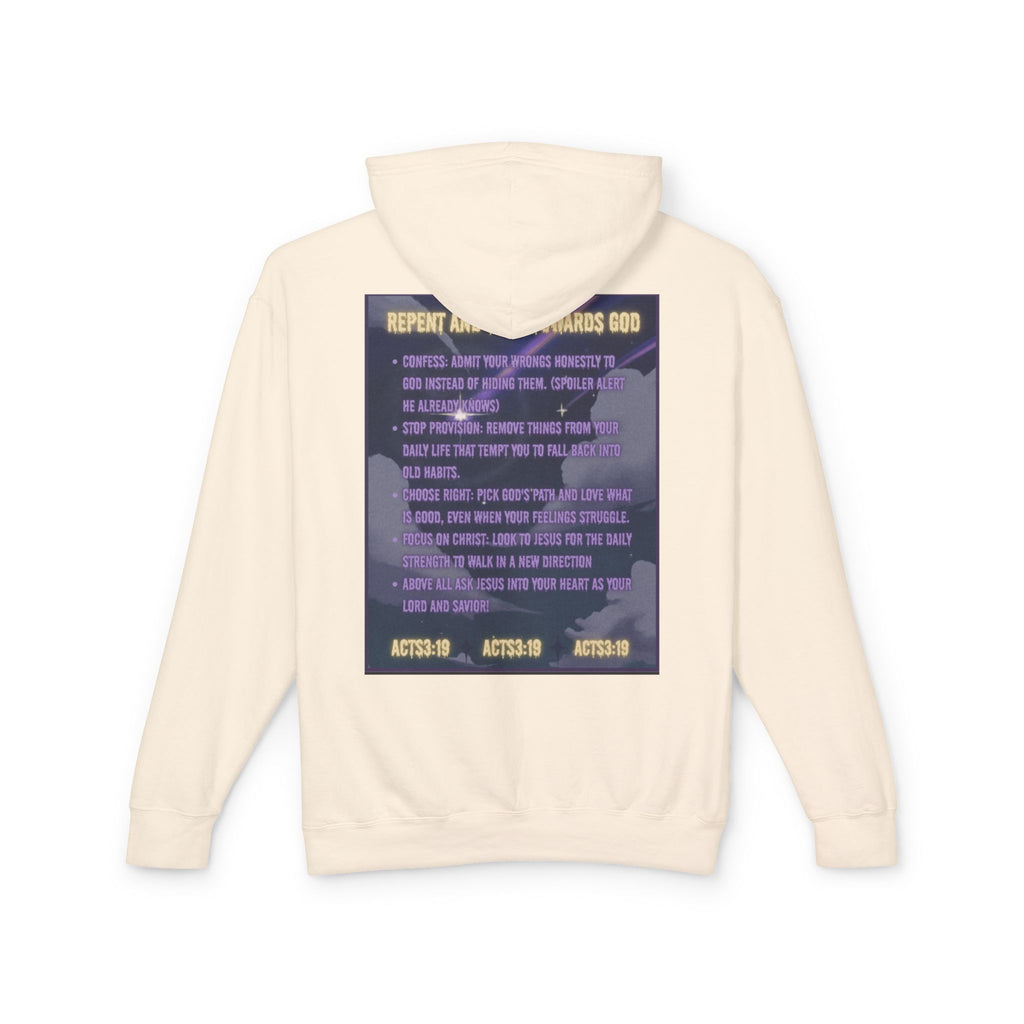 "Jesus Saves Witches" Lightweight Hooded Sweatshirt