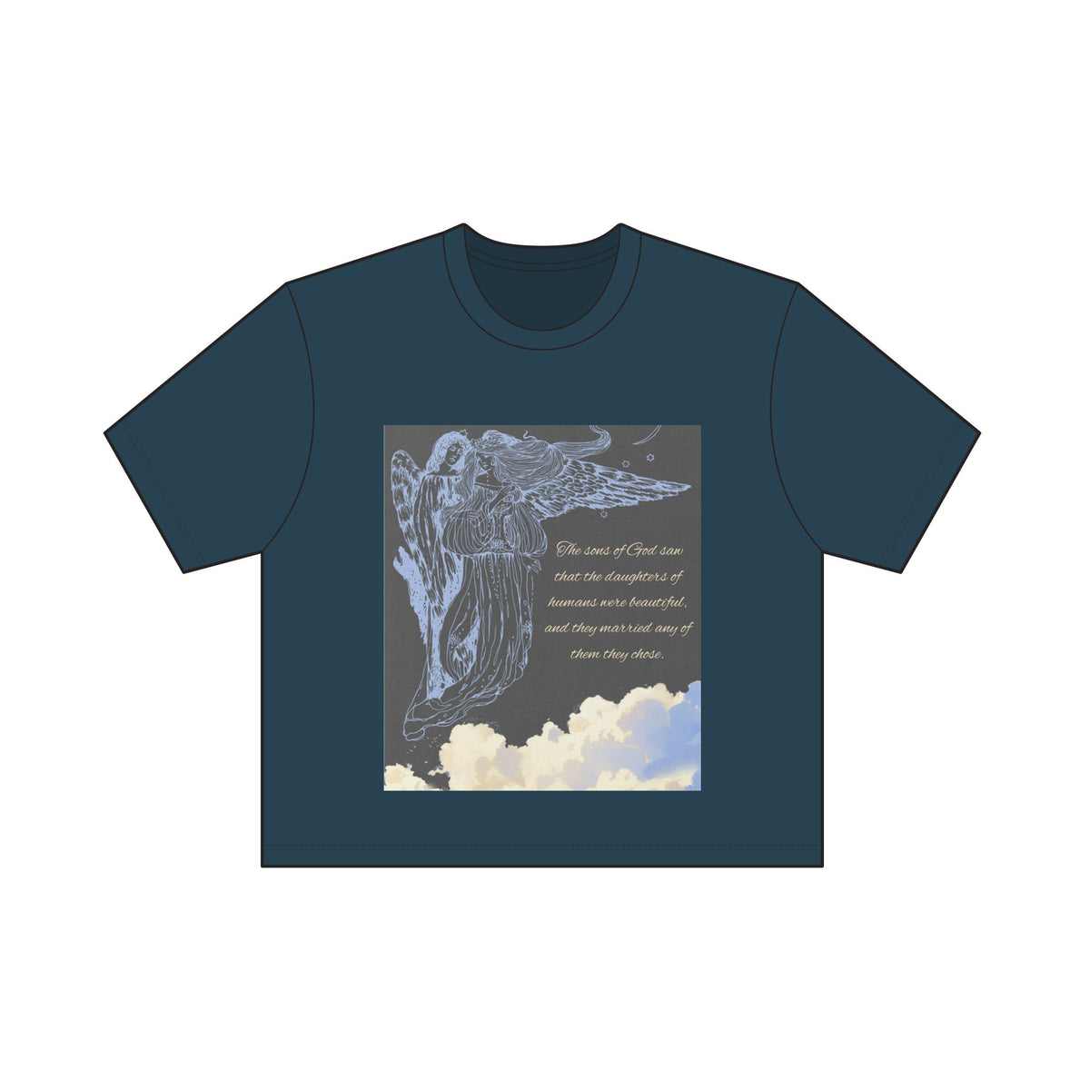 Genesis 6:2  "The Sons of God" Crop T-Shirt