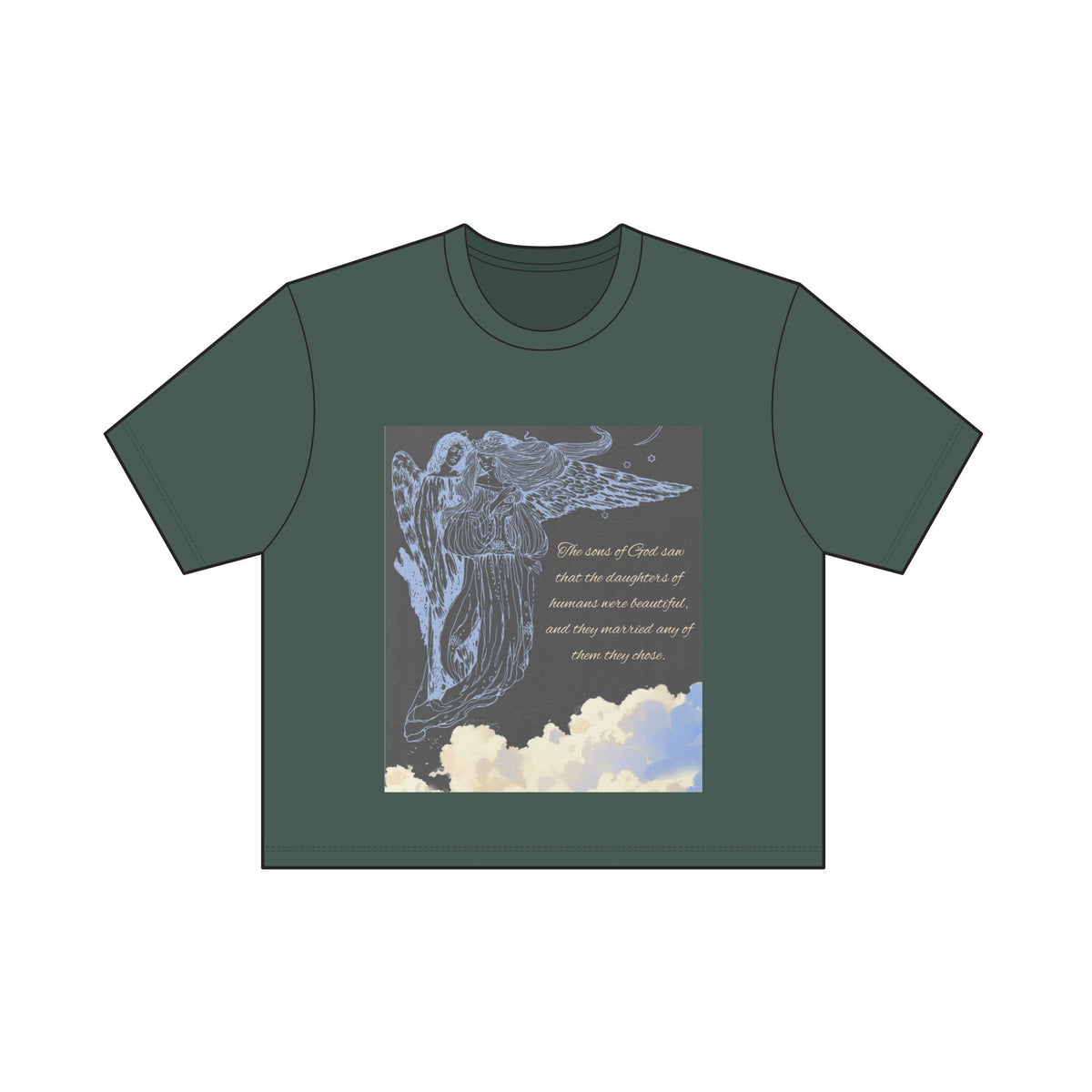 Genesis 6:2  "The Sons of God" Crop T-Shirt