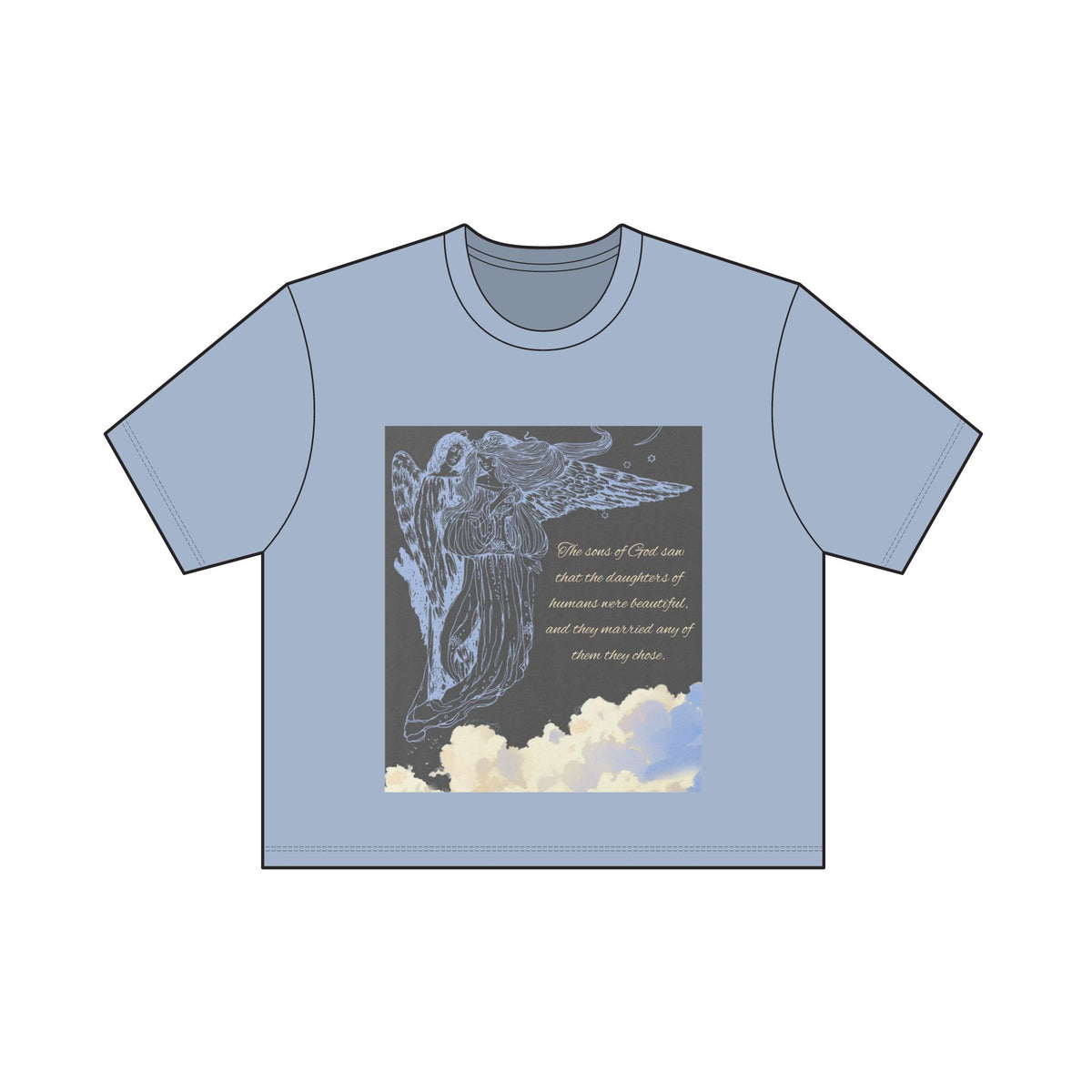 Genesis 6:2  "The Sons of God" Crop T-Shirt