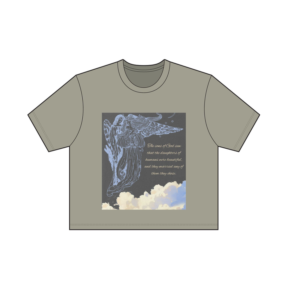 Genesis 6:2  "The Sons of God" Crop T-Shirt