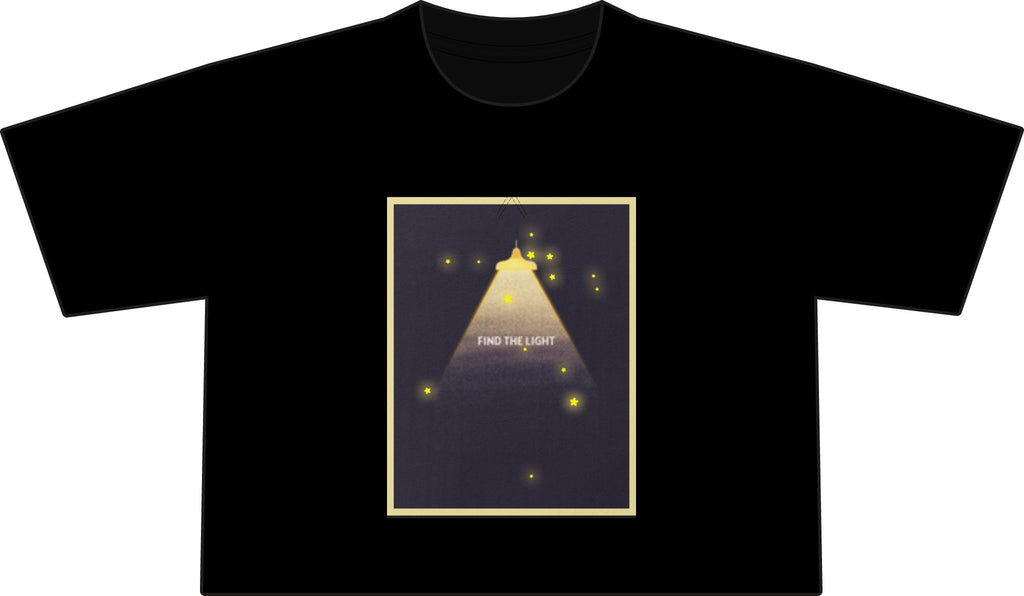 Find the light-"Jesus is the way, the truth, and the light." Women's French Terry Mid-Length Boxy Top