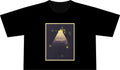 Find the light-"Jesus is the way, the truth, and the light." Women's French Terry Mid-Length Boxy Top