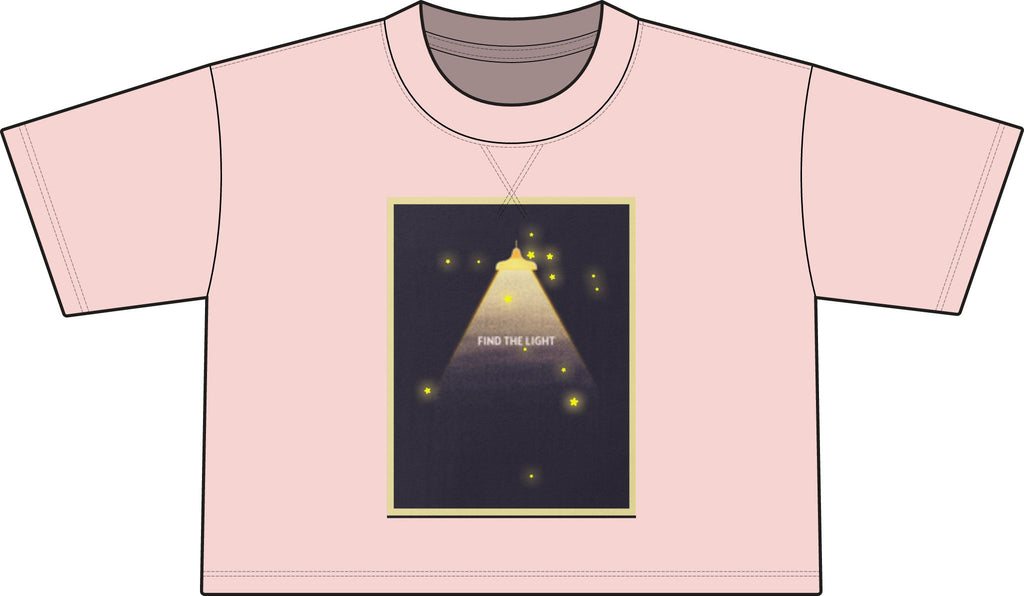 Find the light-"Jesus is the way, the truth, and the light." Women's French Terry Mid-Length Boxy Top