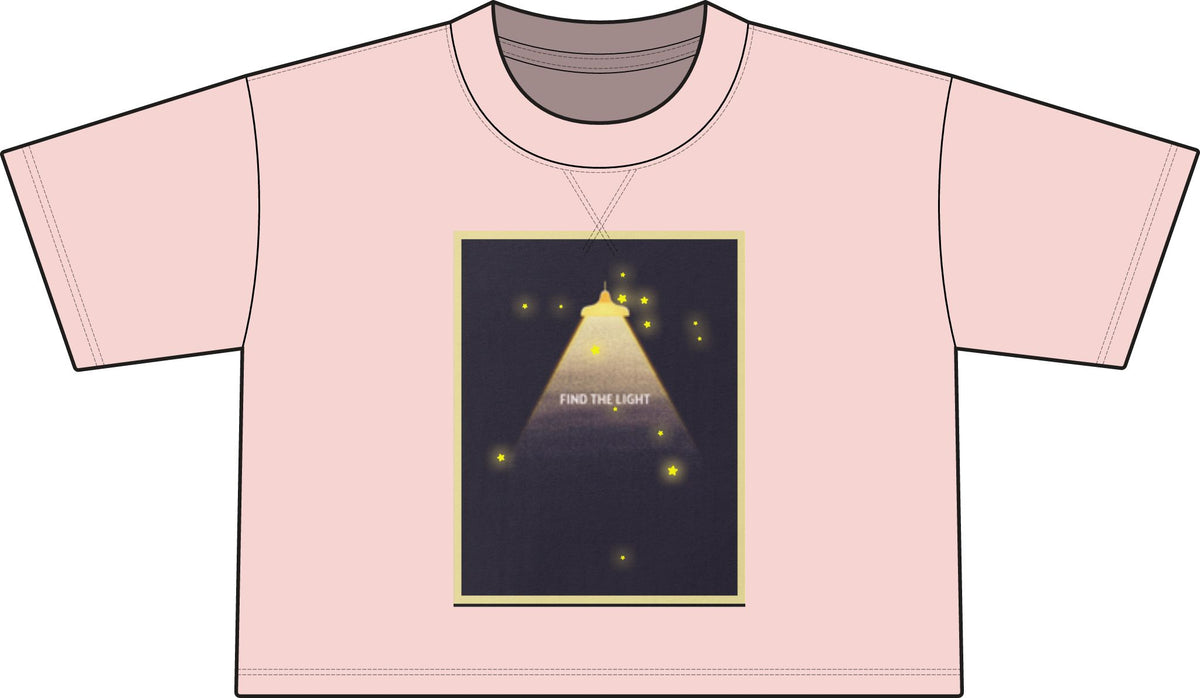 Find the light-"Jesus is the way, the truth, and the light." Women's French Terry Mid-Length Boxy Top
