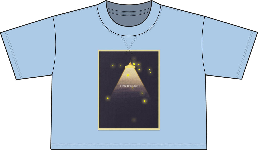 Find the light-"Jesus is the way, the truth, and the light." Women's French Terry Mid-Length Boxy Top