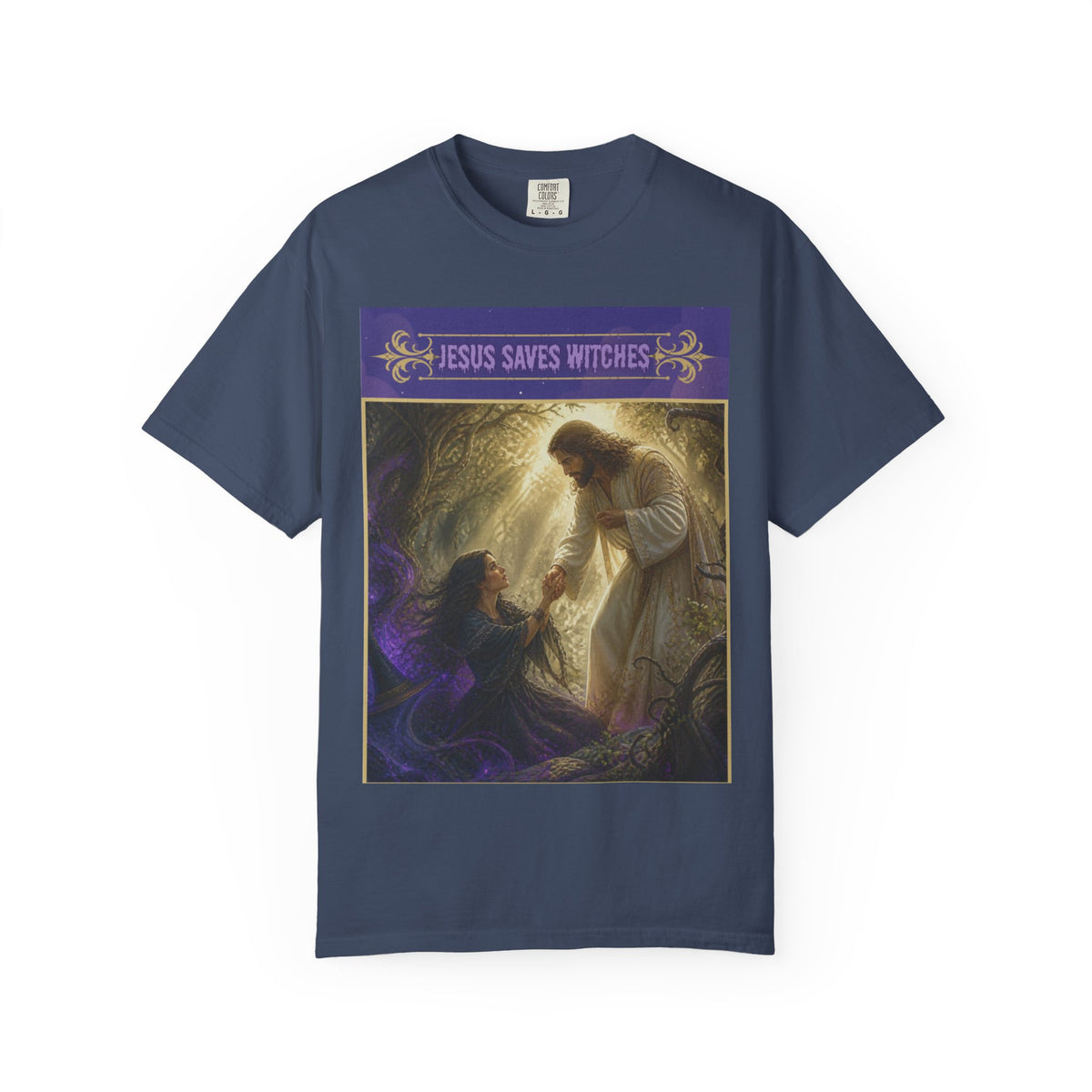 Jesus Saves Witches-Front and back T-shirt