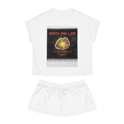 Set apart collection Women's Short Pajama Set (AOP)