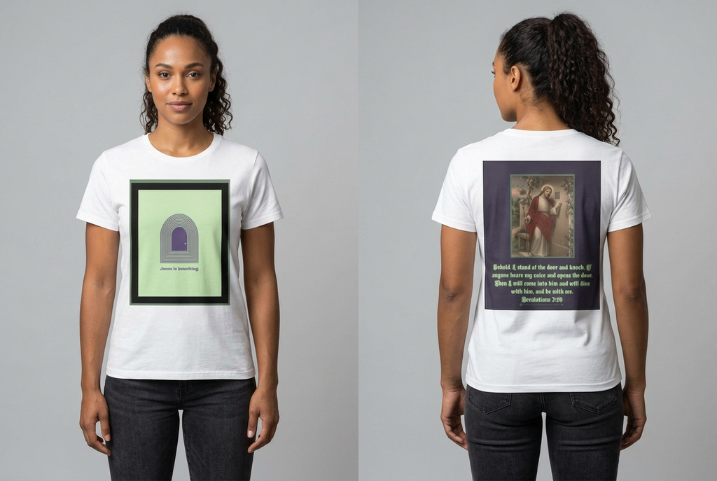 Jesus is knocking-Unisex T-Shirt
