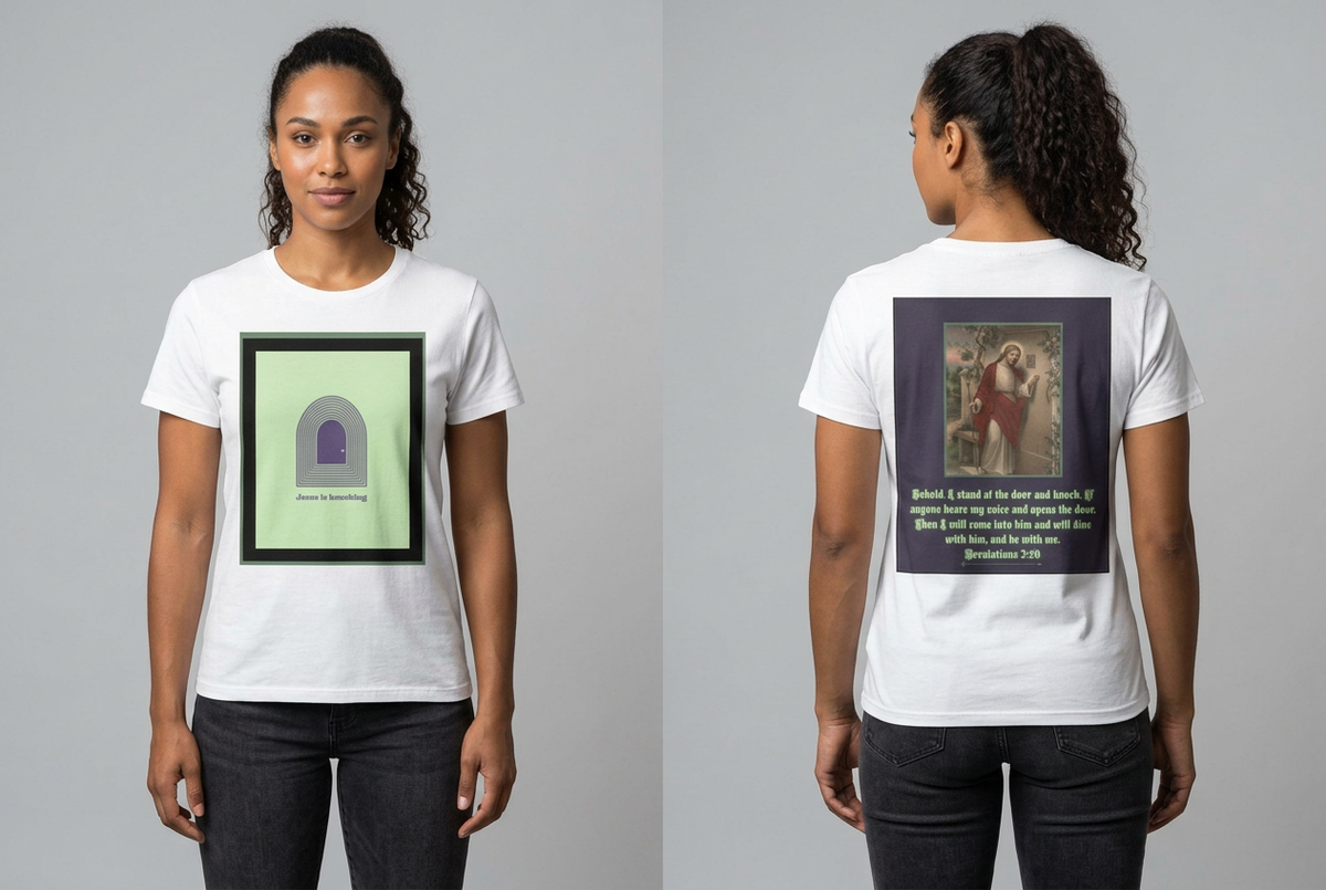 Jesus is knocking-Unisex T-Shirt
