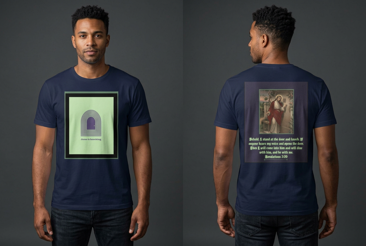 Jesus is knocking-Unisex T-Shirt