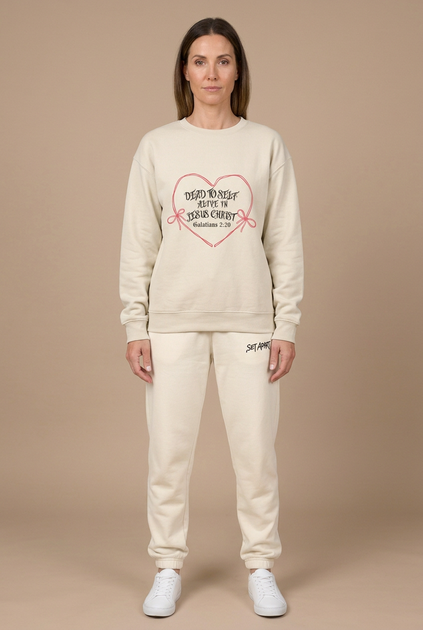 Dead to self alive in Christ -Crewneck Sweatshirt