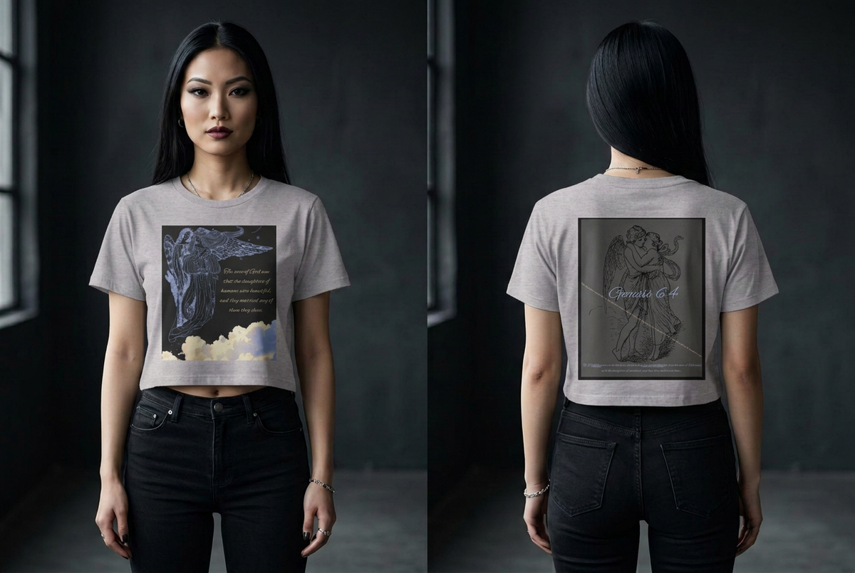 Genesis 6:2  "The Sons of God" Crop T-Shirt